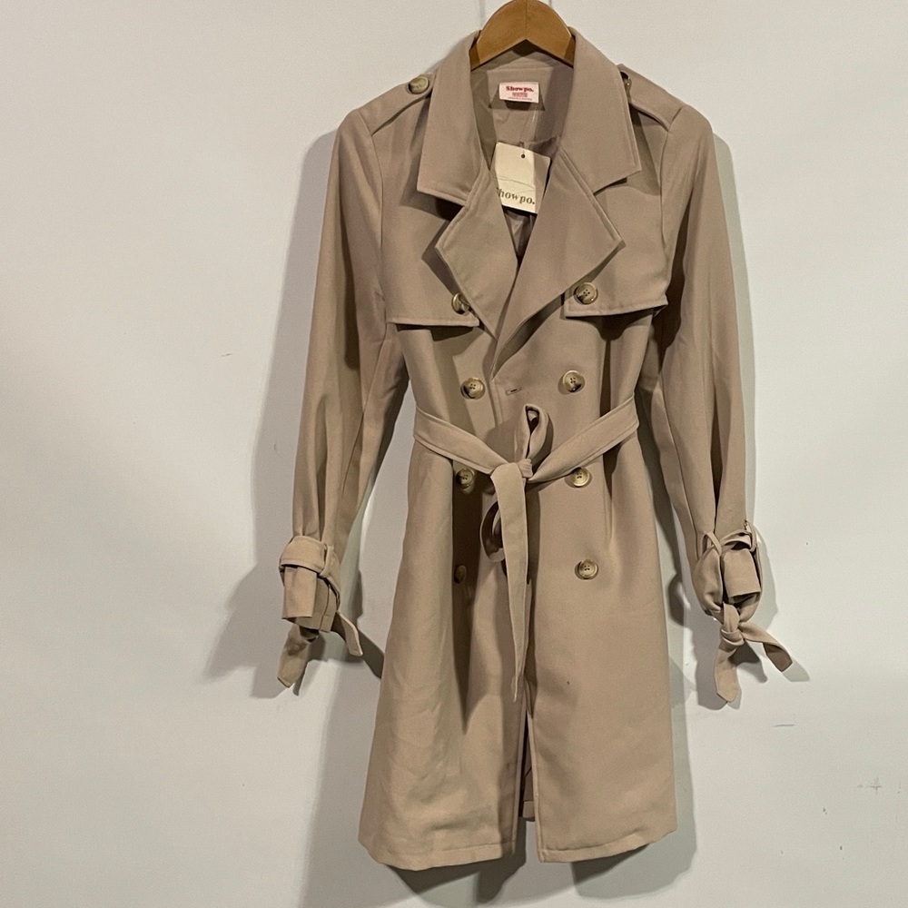 Showpo Beige Trench Coat